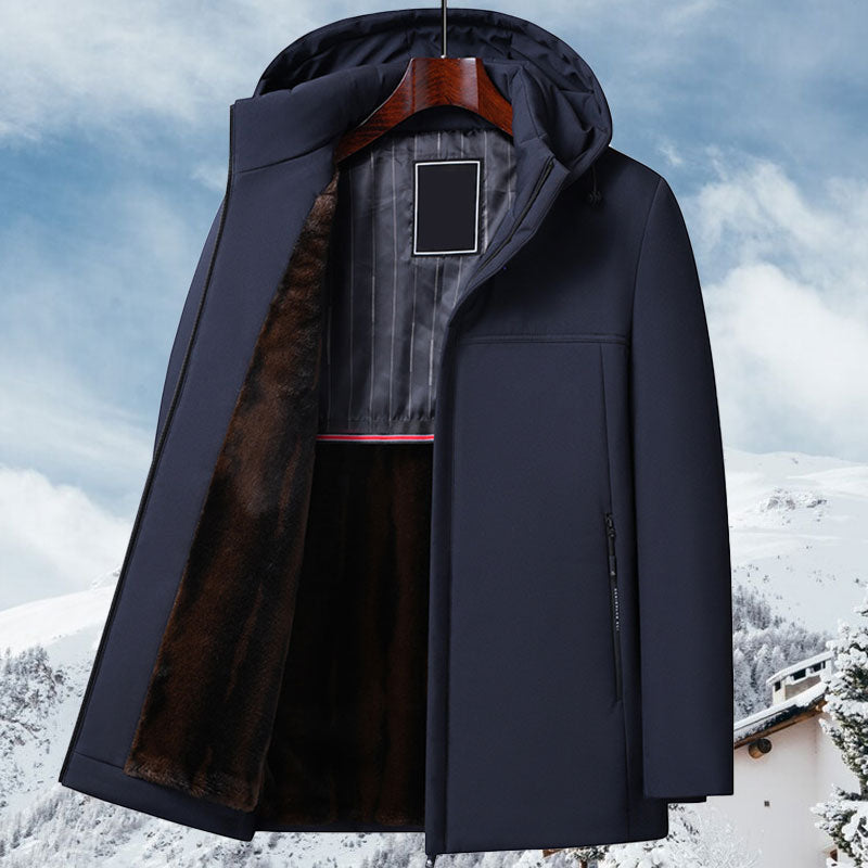 VESTE D’HIVER CLASSIQUE ET ÉLÉGANTE POUR HOMME
