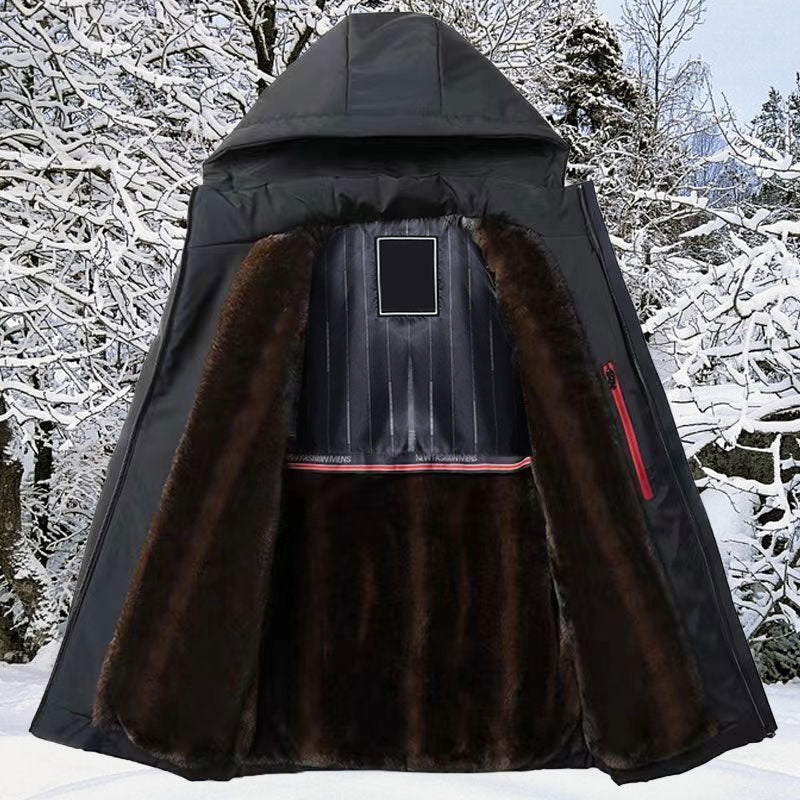 VESTE D’HIVER CLASSIQUE ET ÉLÉGANTE POUR HOMME