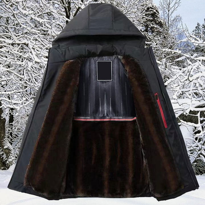 VESTE D’HIVER CLASSIQUE ET ÉLÉGANTE POUR HOMME