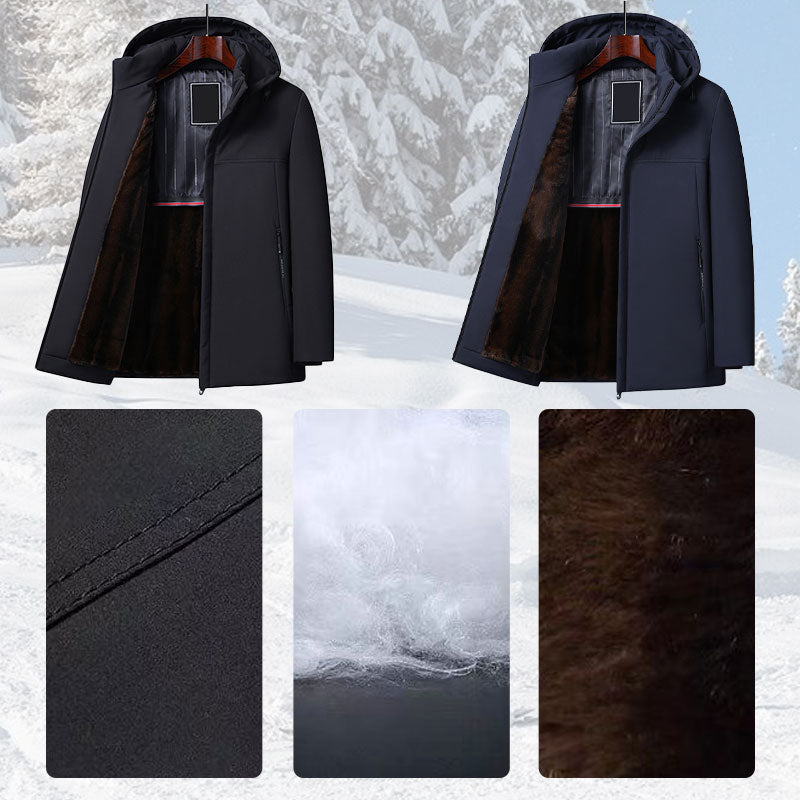 VESTE D’HIVER CLASSIQUE ET ÉLÉGANTE POUR HOMME