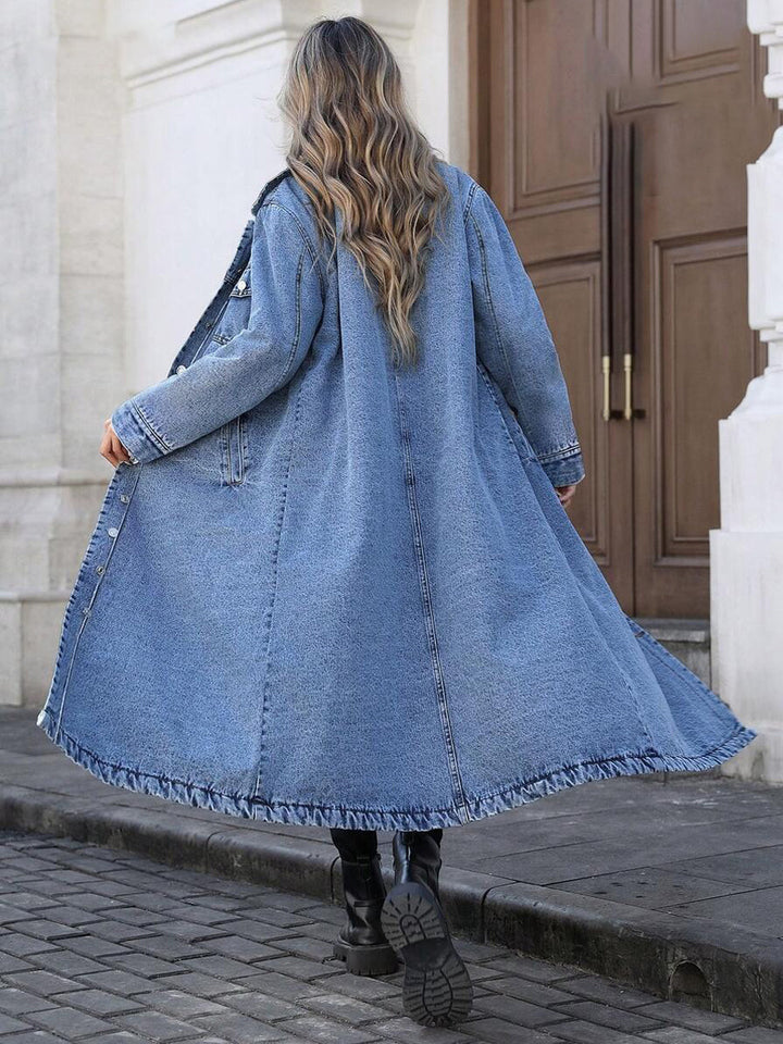 MARGUERITE | Veste Longue en Jean