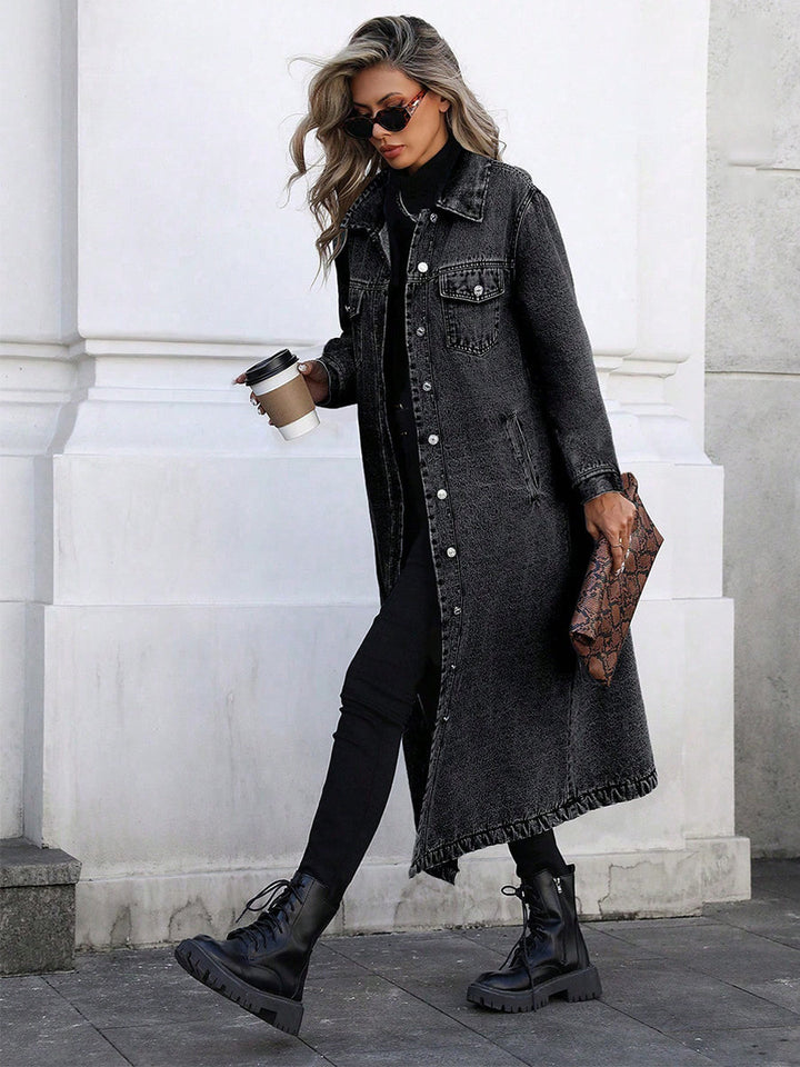 MARGUERITE | Veste Longue en Jean