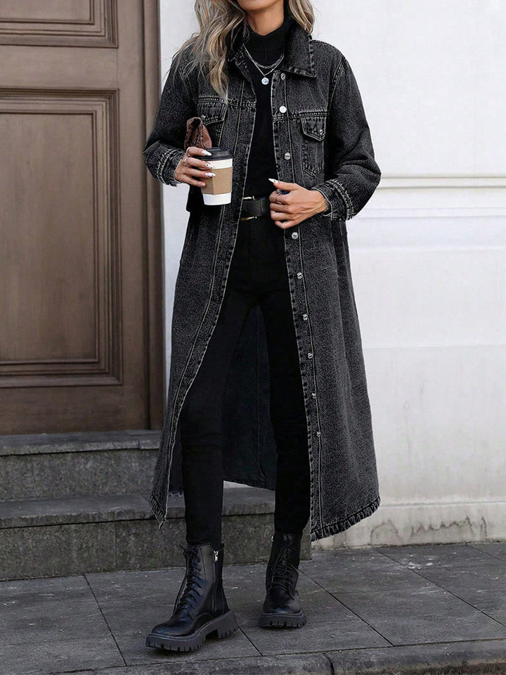 MARGUERITE | Veste Longue en Jean