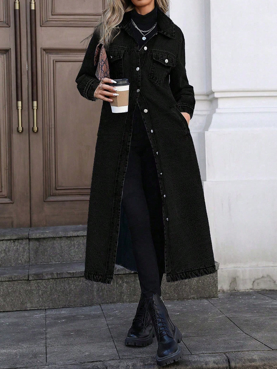 MARGUERITE | Veste Longue en Jean