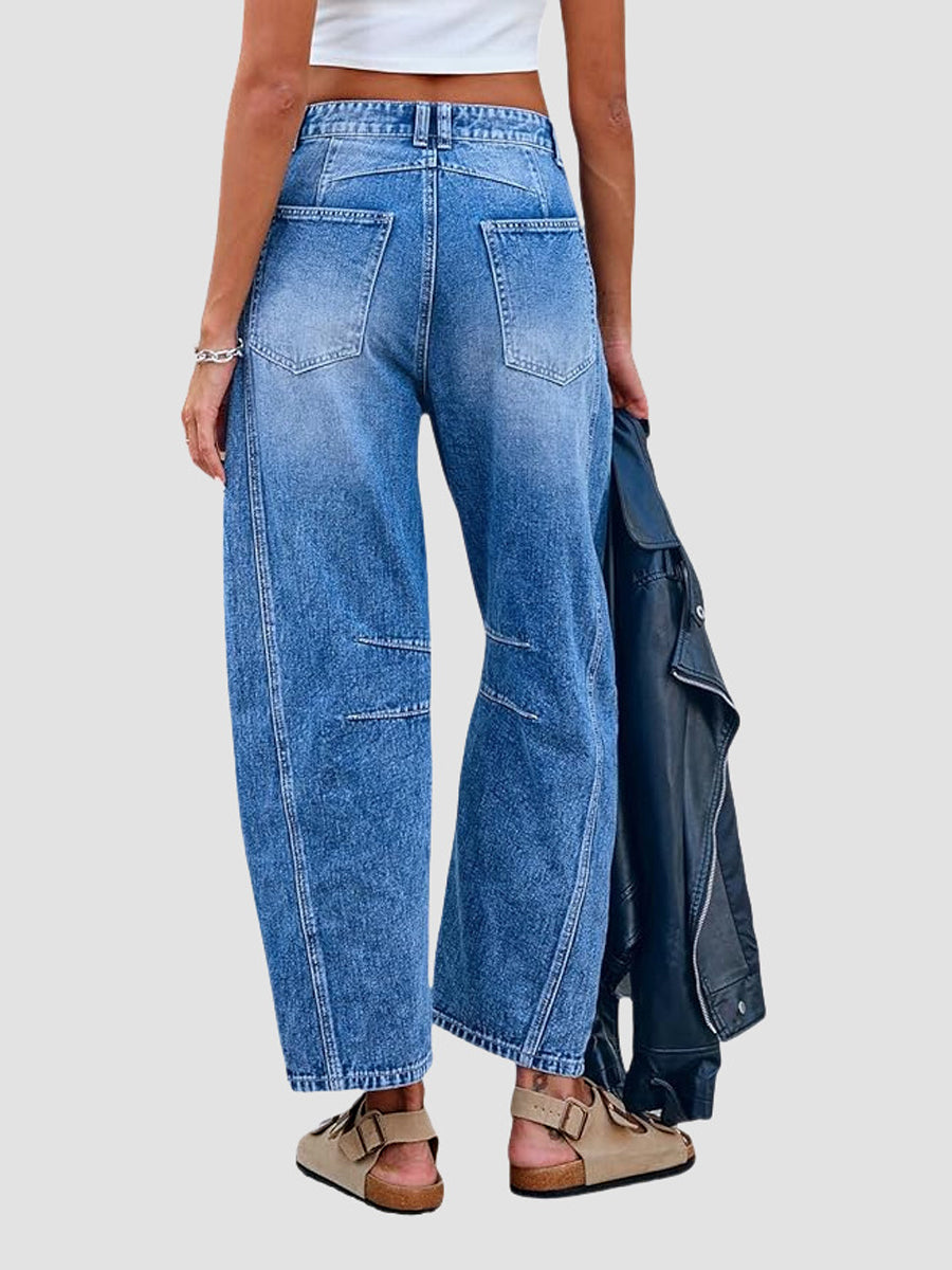 BÉATRICE | Jean Évasé Coupe Mid-Rise