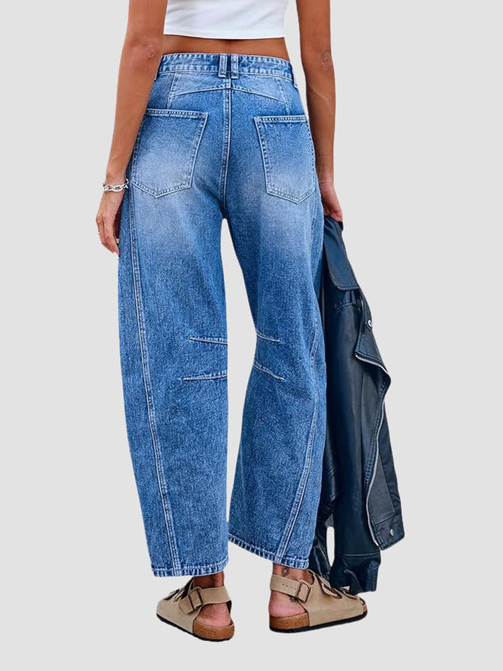 BÉATRICE | Jean Évasé Coupe Mid-Rise