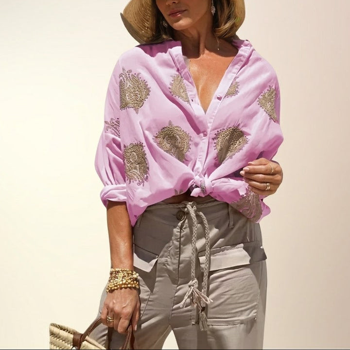 Christine | Blouse légère & élégante en coton premium