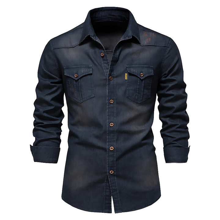 LAURENT MONACO | CHEMISE EN DENIM POUR HOMME