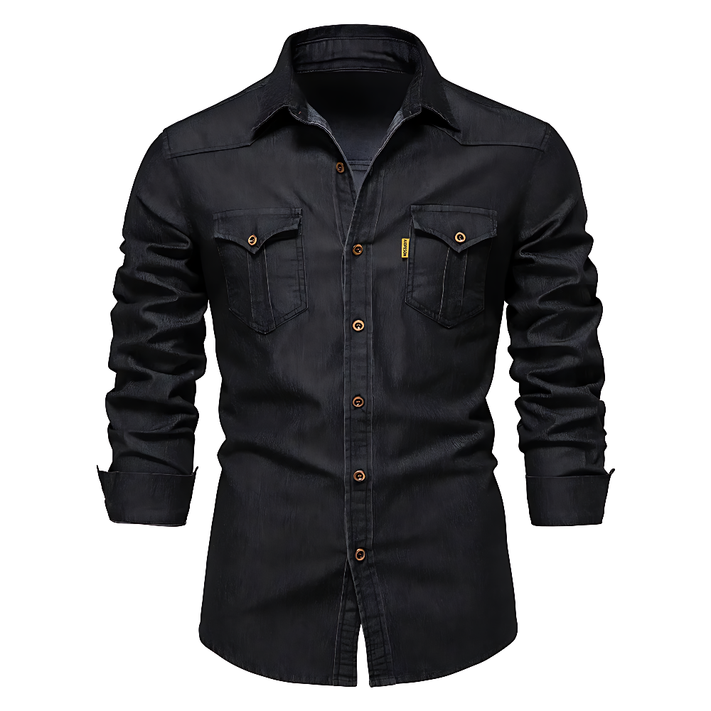 LAURENT MONACO | CHEMISE EN DENIM POUR HOMME