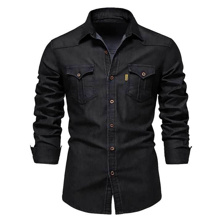 LAURENT MONACO | CHEMISE EN DENIM POUR HOMME