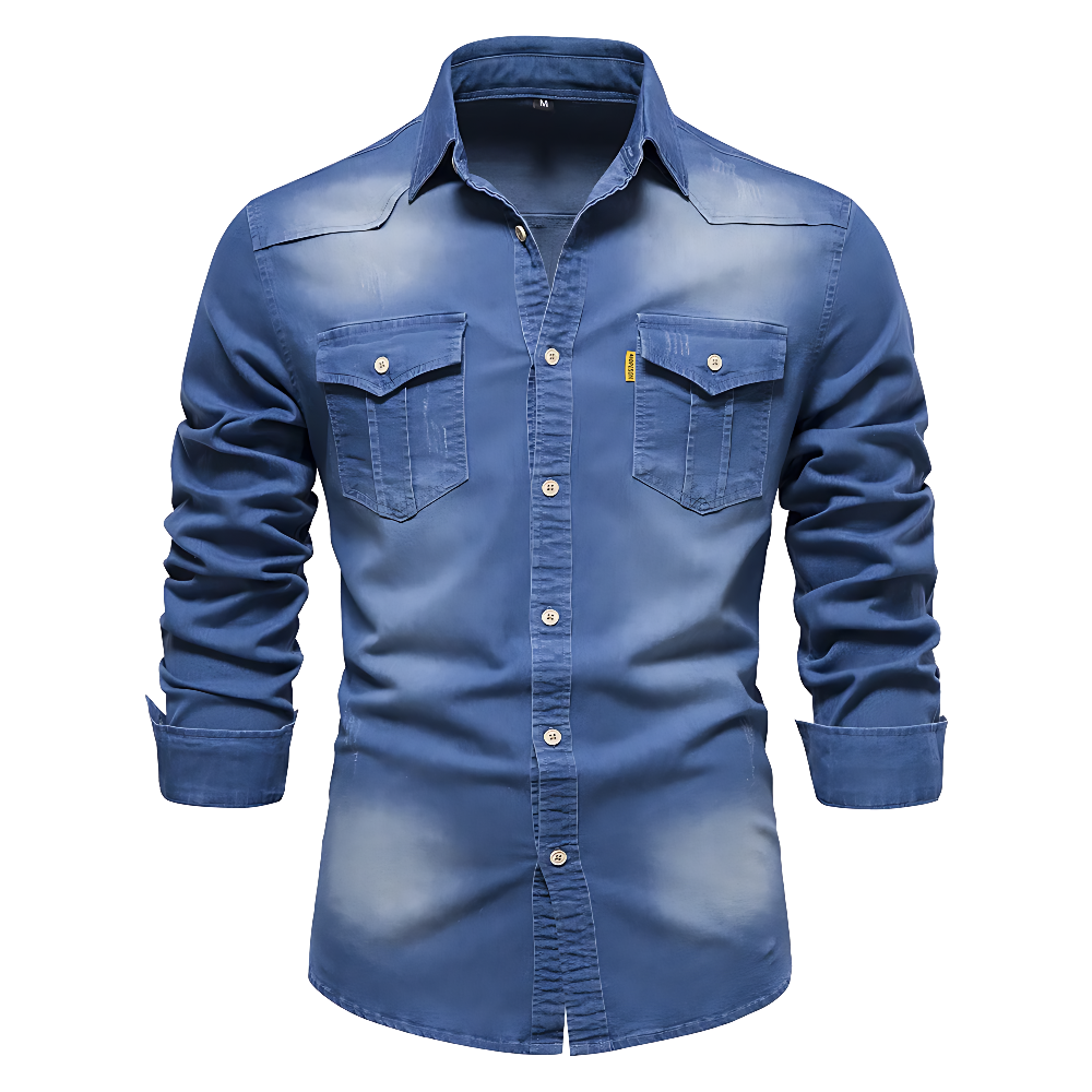 LAURENT MONACO | CHEMISE EN DENIM POUR HOMME