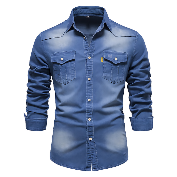LAURENT MONACO | CHEMISE EN DENIM POUR HOMME