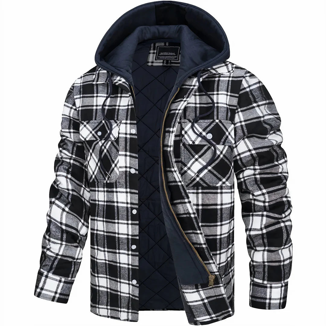 MANTEAU EN LAINE MÉLANGÉE POUR HOMME