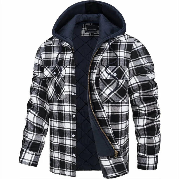 MANTEAU EN LAINE MÉLANGÉE POUR HOMME