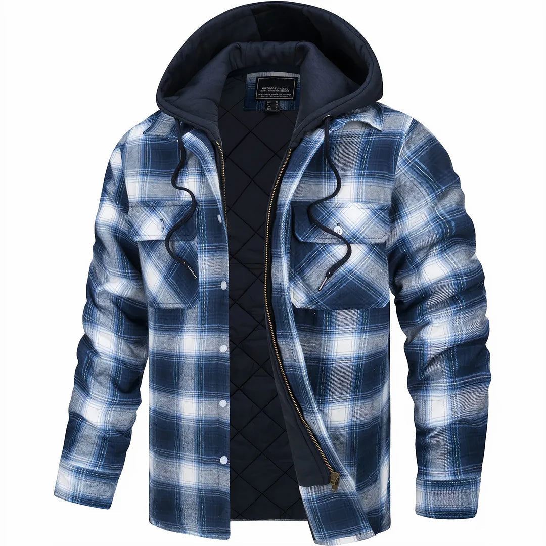 MANTEAU EN LAINE MÉLANGÉE POUR HOMME