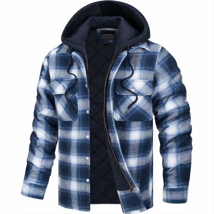 MANTEAU EN LAINE MÉLANGÉE POUR HOMME