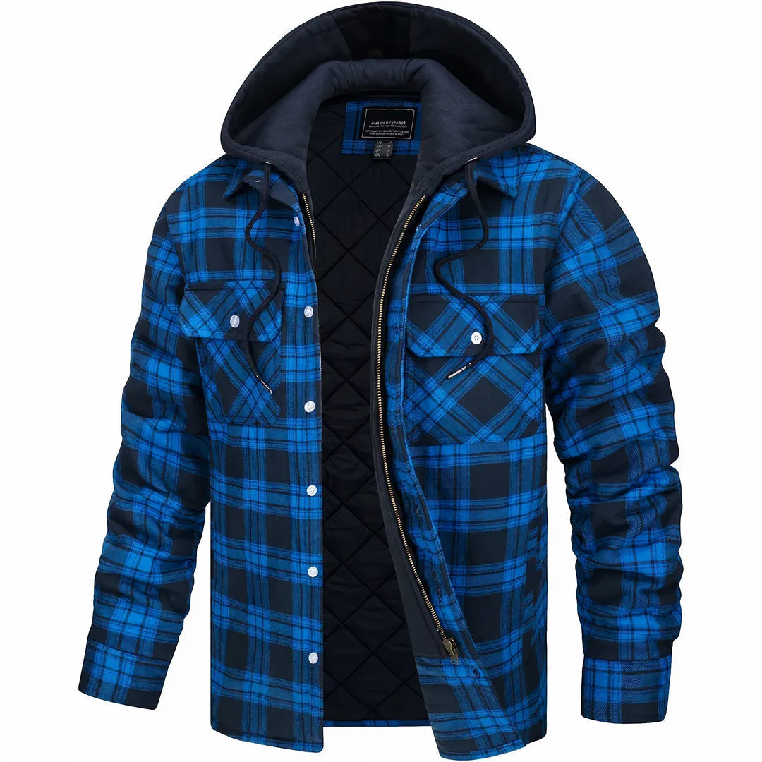 MANTEAU EN LAINE MÉLANGÉE POUR HOMME