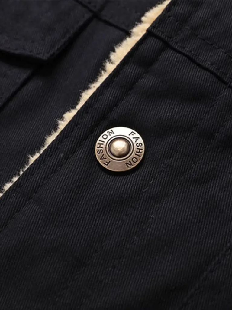 VALENTIN | Blouson aviateur en maille moutonnée — finition vintage