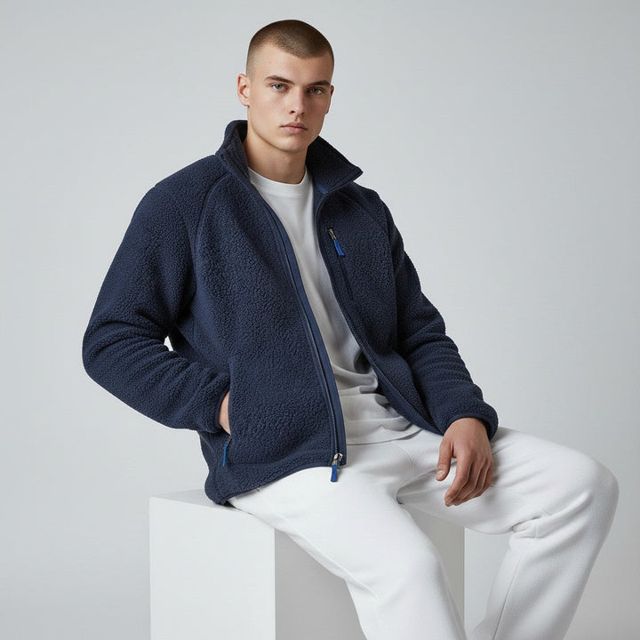 VESTE EN POLAIRE SHERPA POUR HOMME